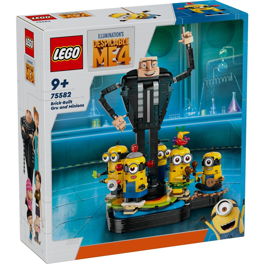 LEGO Despicable Me 4 Brick-Built Gru & Minions