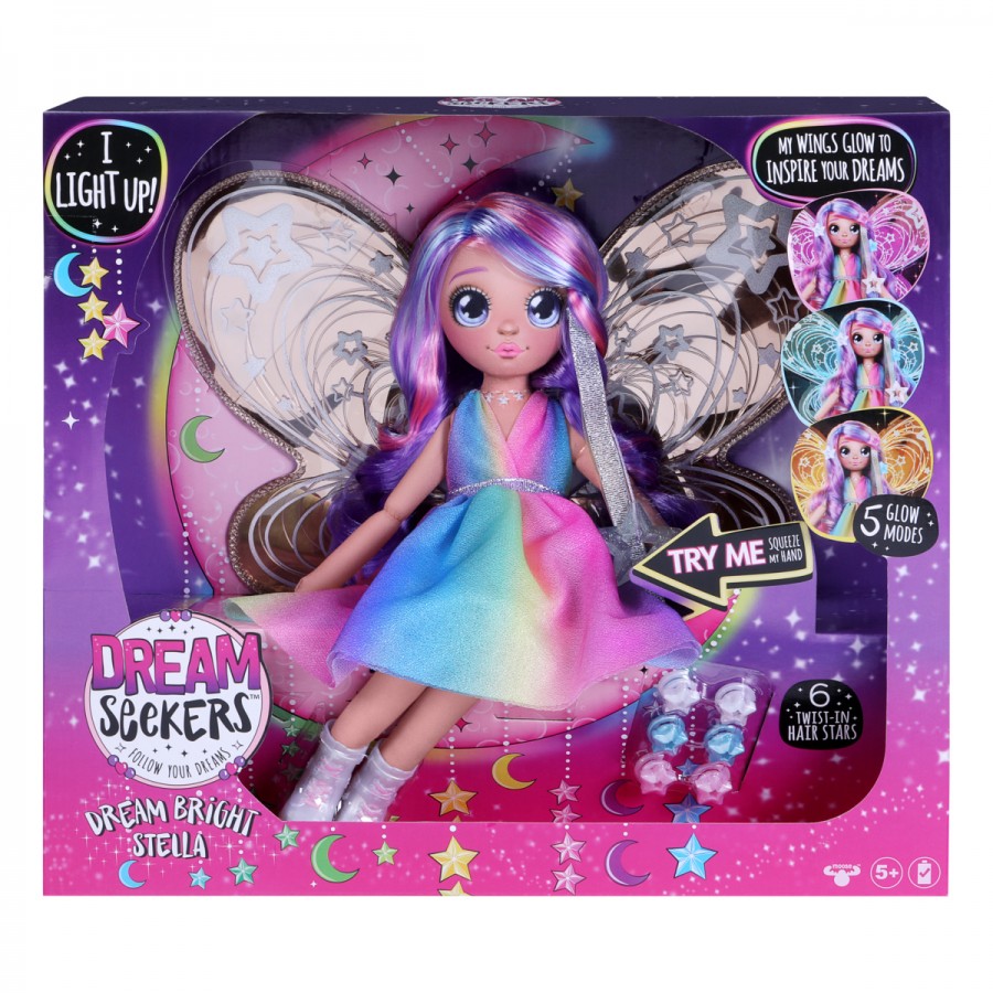 Dream Seekers Series 1 Deluxe Light Up Doll Dream Bright Stella