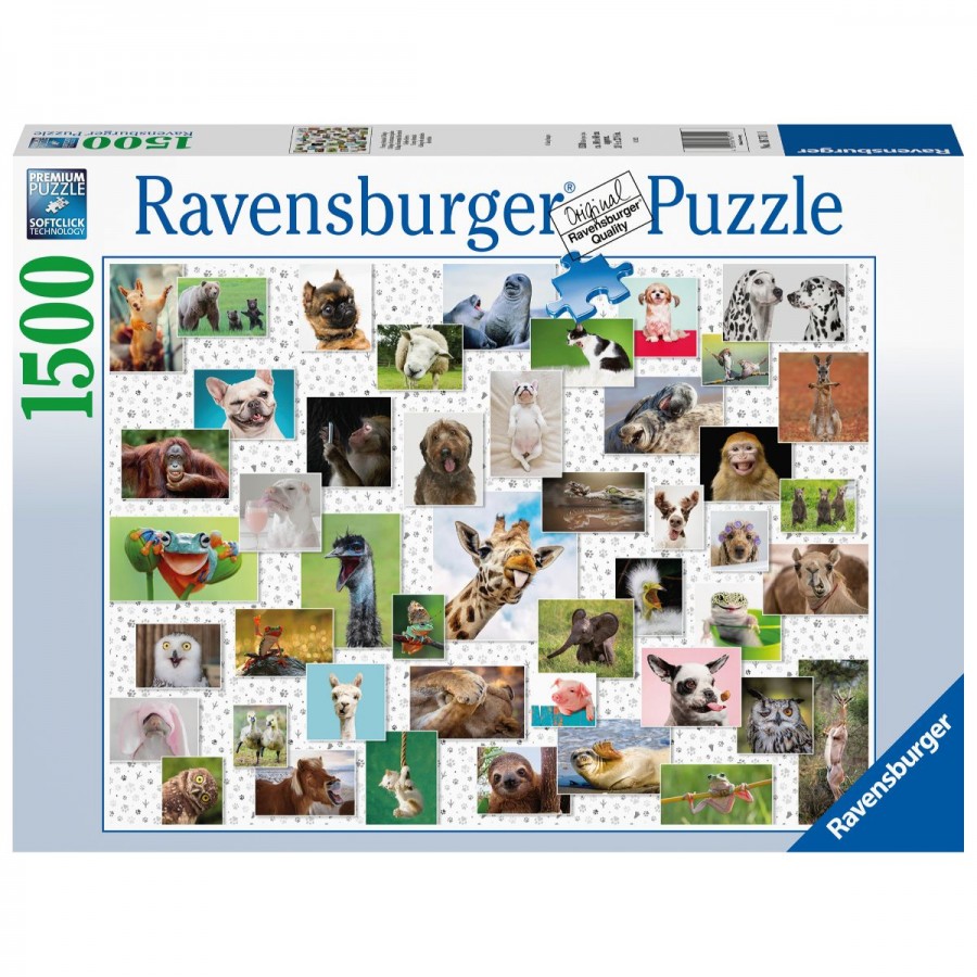 Ravensburger Puzzle 1500 Piece Funny Animals