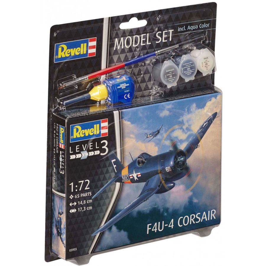 Revell Model Kit Gift Set 1:72 F4U-4 Corsair