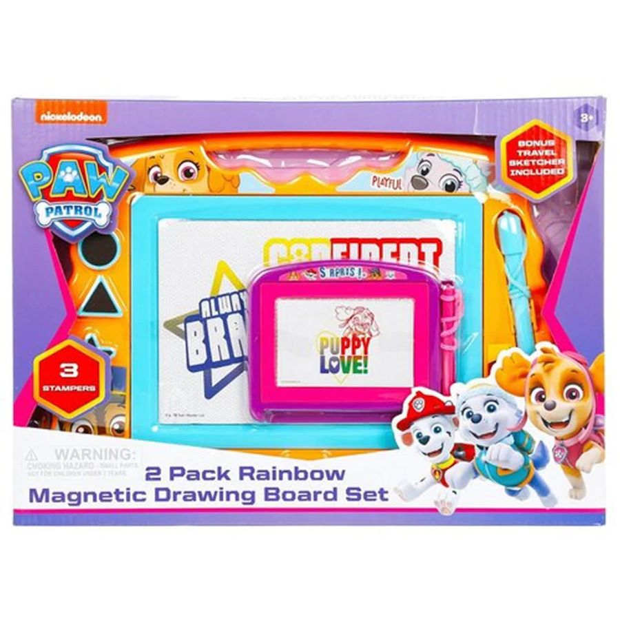 Paw Patrol Magnetic Drawing Board 2 Pack