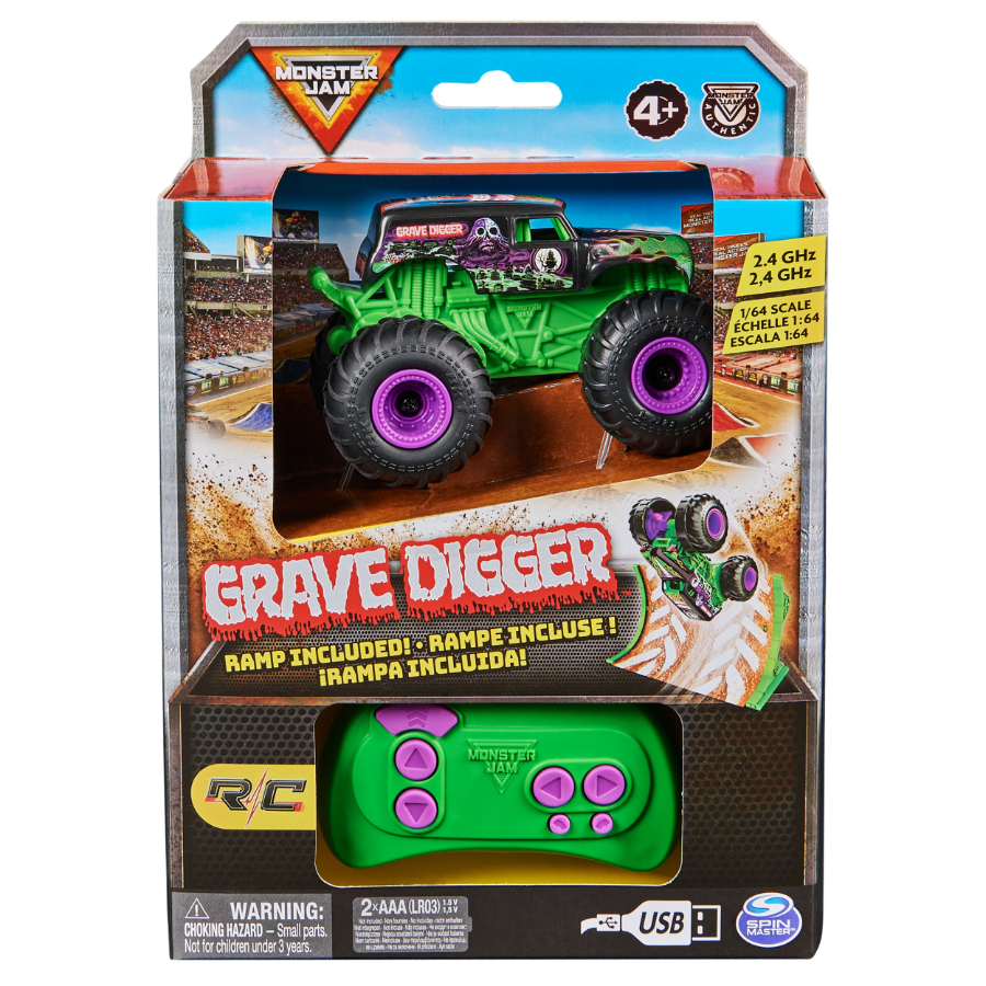 Monster Jam Radio Control 1:64 Scale Grave Digger