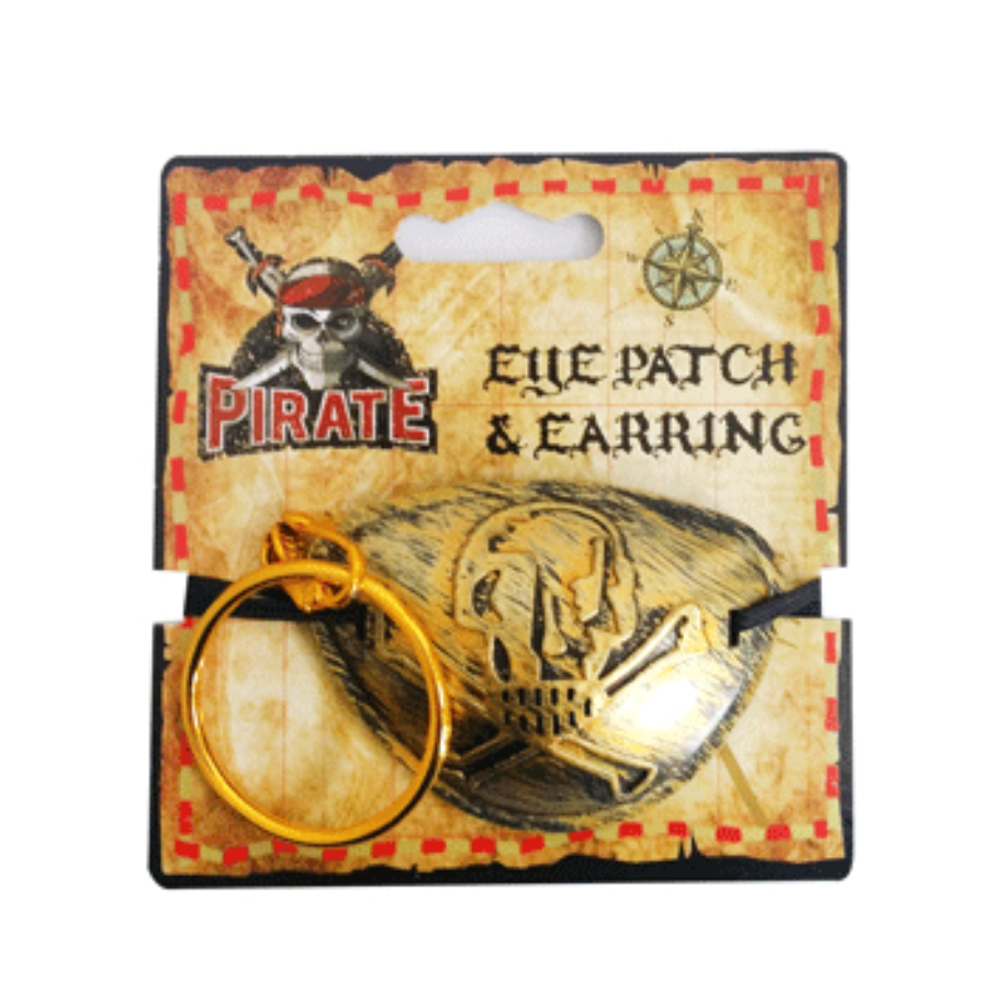 Pirate Eye Patch & Earing