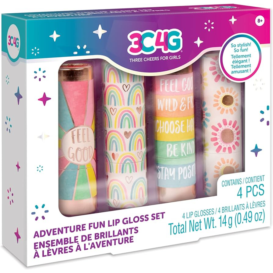 3C4G Adventure Fun Lip Gloss 4 Pack