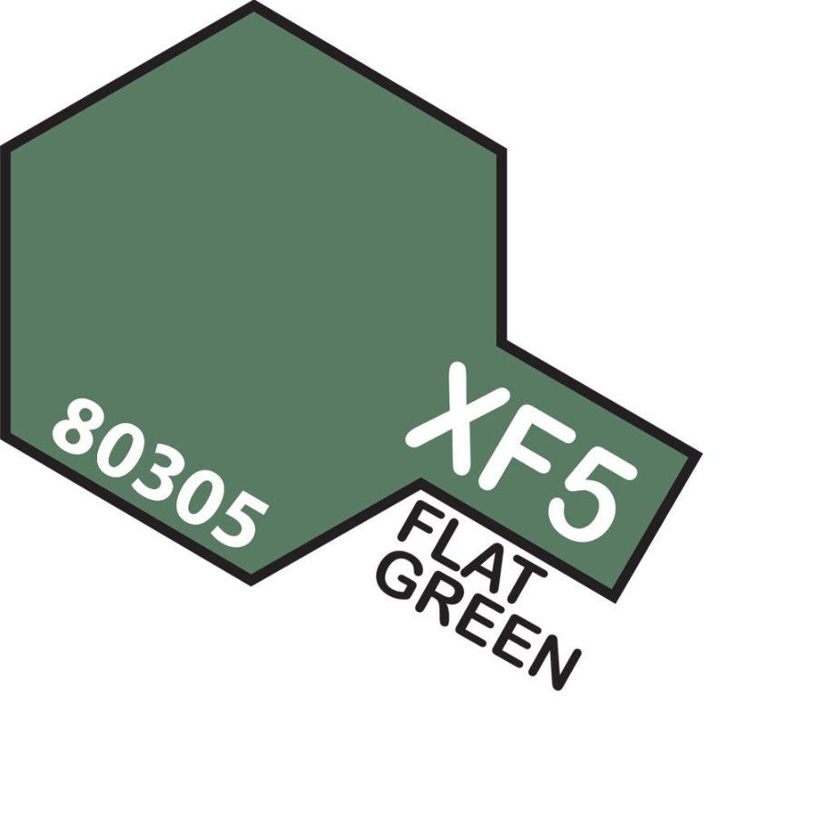 Tamiya Enamel Paint XF5 Flat Green
