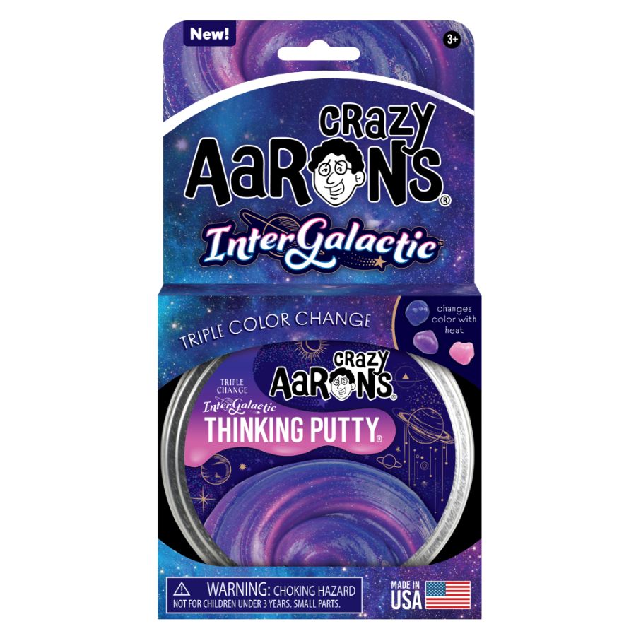Crazy Aarons Thinking Putty 10cm Tin Trendsetters Intergalatic