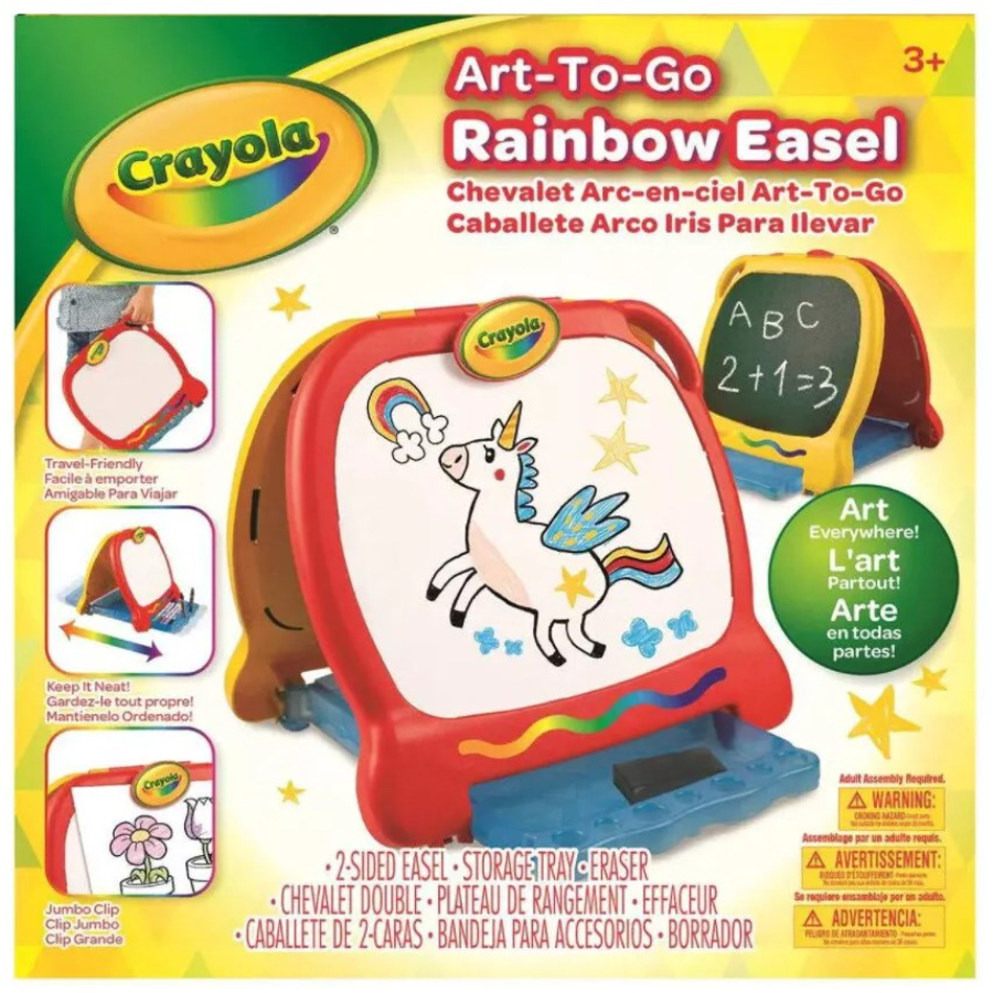 Crayola Art To Go Rainbow Easel