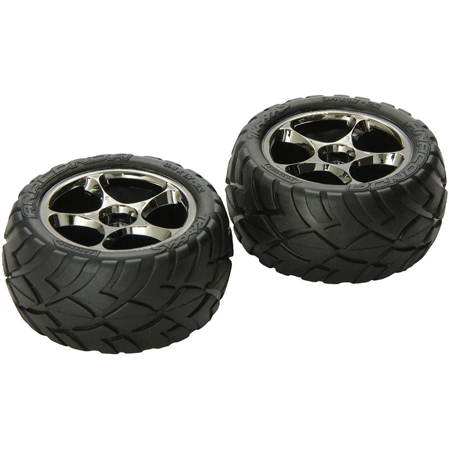 Traxxas RC Buggy Anaconda Tyres On Tracer Wheels 2.2 Inch Bandit Rear