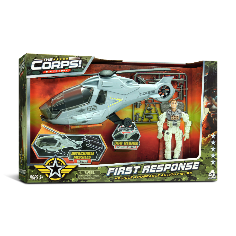 The Corps First Reponse Military Vehicle & Figure Assorted