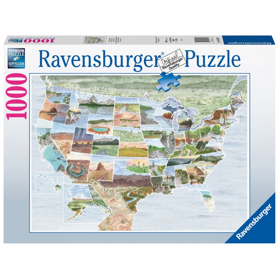 Ravensburger Puzzle 1000 Piece From Sea To Shining Sea