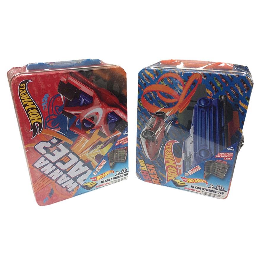 Hot Wheels Tin Carry Case Assorted