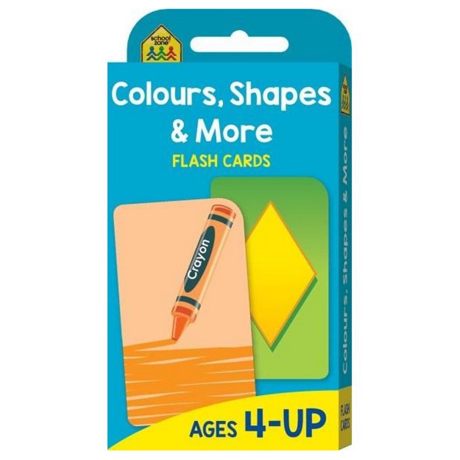School Zone Flashcards Colours Shapes & More