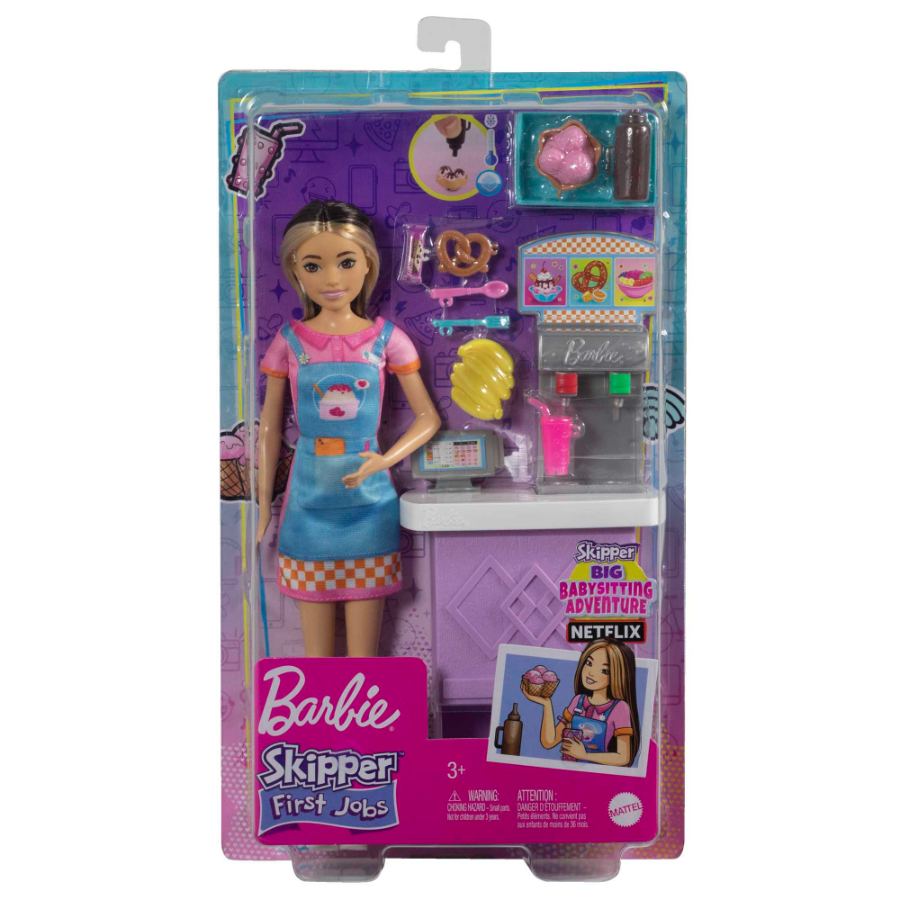 Barbie Skipper Doll With Snack Bar