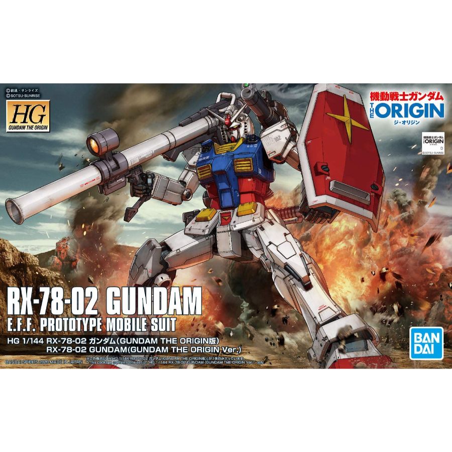 Gundam Model Kit 1:144 HG RX-78-02 Gundam The Origin Ver