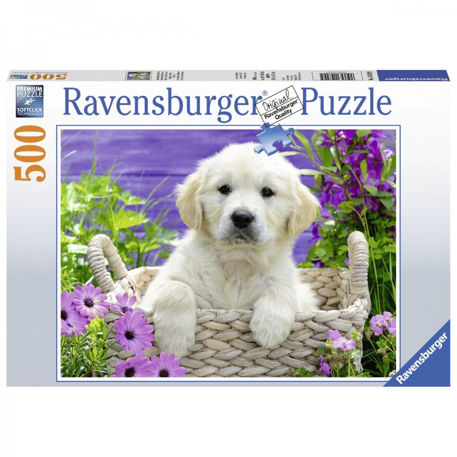 Ravensburger Puzzle 500 Piece Sweet Golden Retriever
