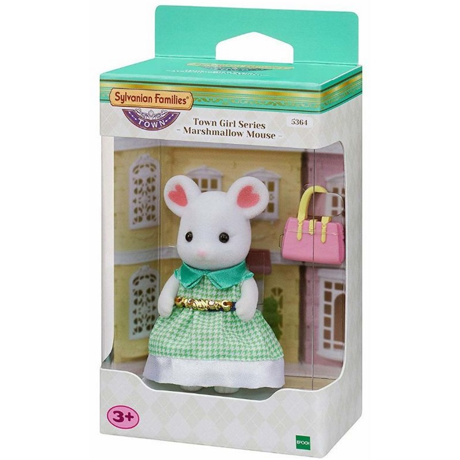 Sylvanian Families Town Girl Series Marshmallow Mouse