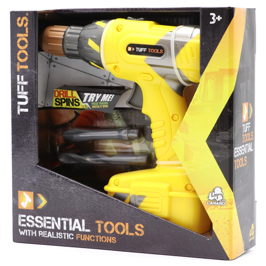 Tuff Tools Drill With Mechanical Action & Drill Bits