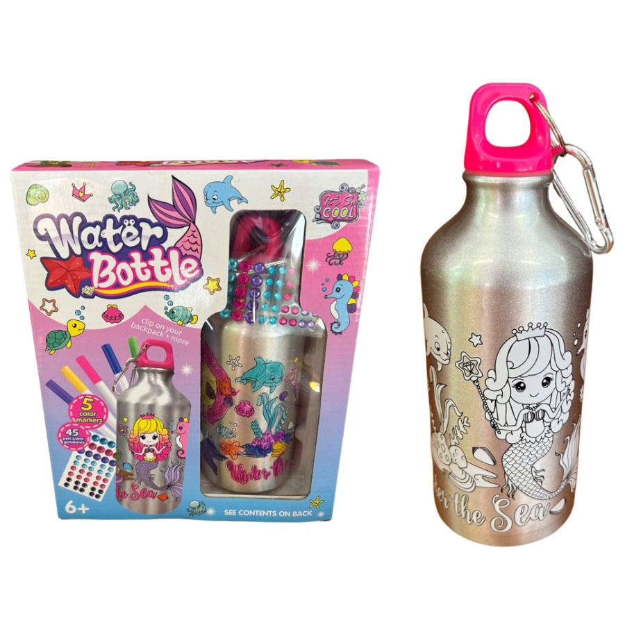 Colour your Own Water Bottle Craft Kit