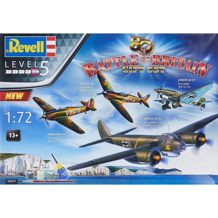 Revell Model Kit Gift Set 1:72 Battle Of Britain 80th Anniversary