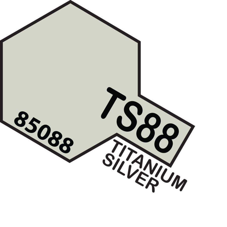 Tamiya Spray Paint TS88 Titanium Silver