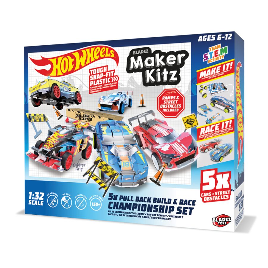 Hot Wheels Maker Kitz Championship Set 5 Pack