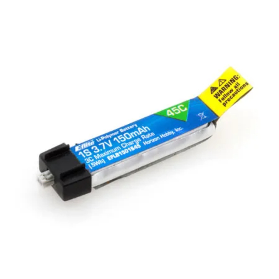 E-Flite 150mAh 1S 3.7V 45C LiPo Battery