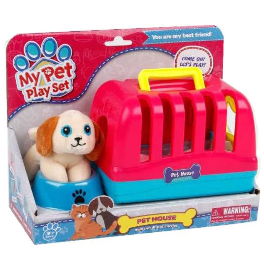 My Pet Dog Playset In Carry Case Assorted