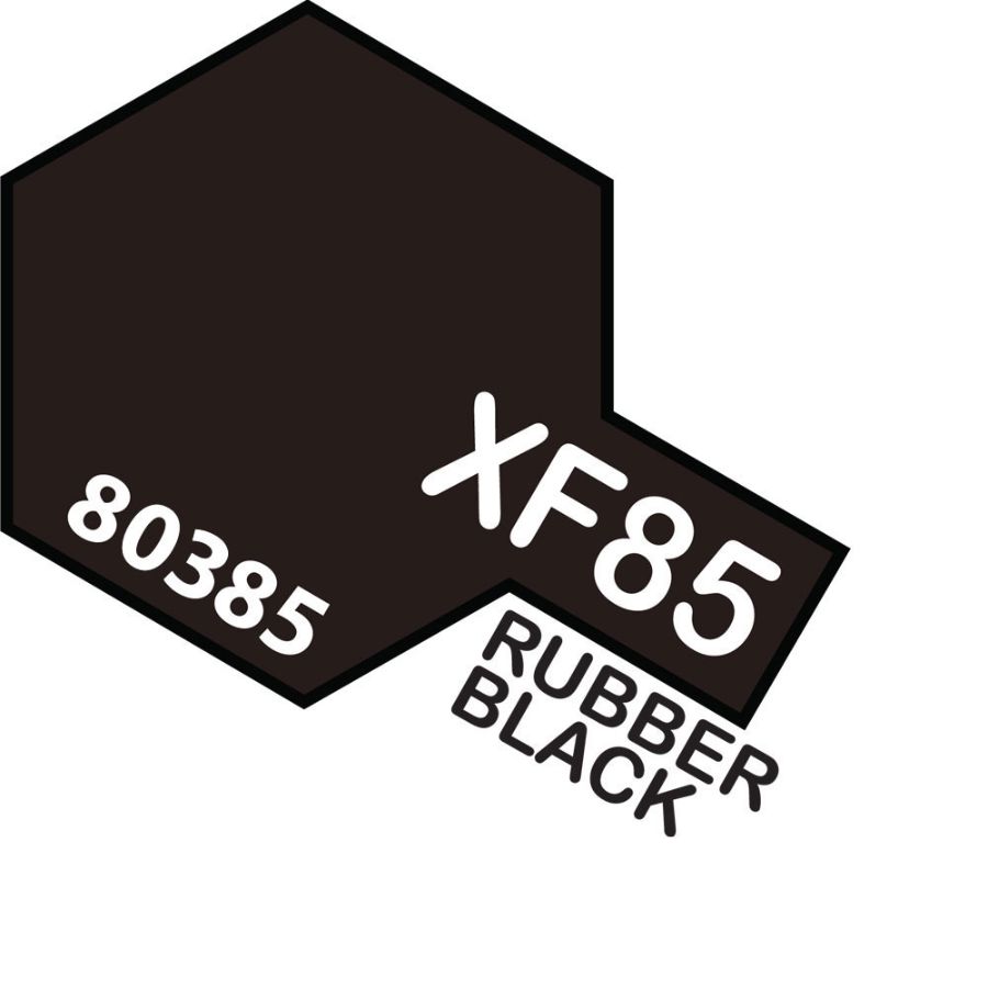Tamiya Enamel Paint XF85 Rubber Black