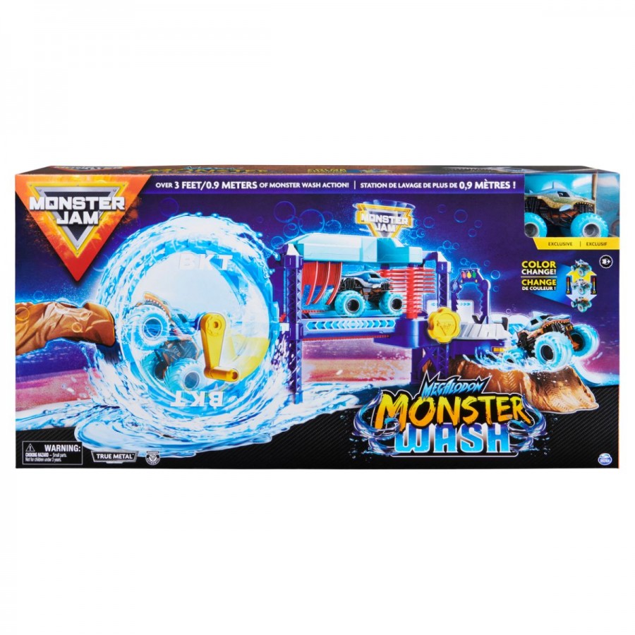 Monster Jam Truck Wash Playset