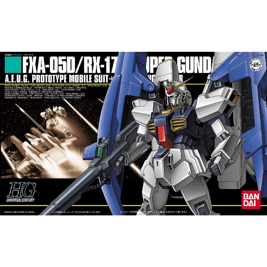 Gundam Model Kit 1:144 HGUC FXA-05D RX178 Super Gundam