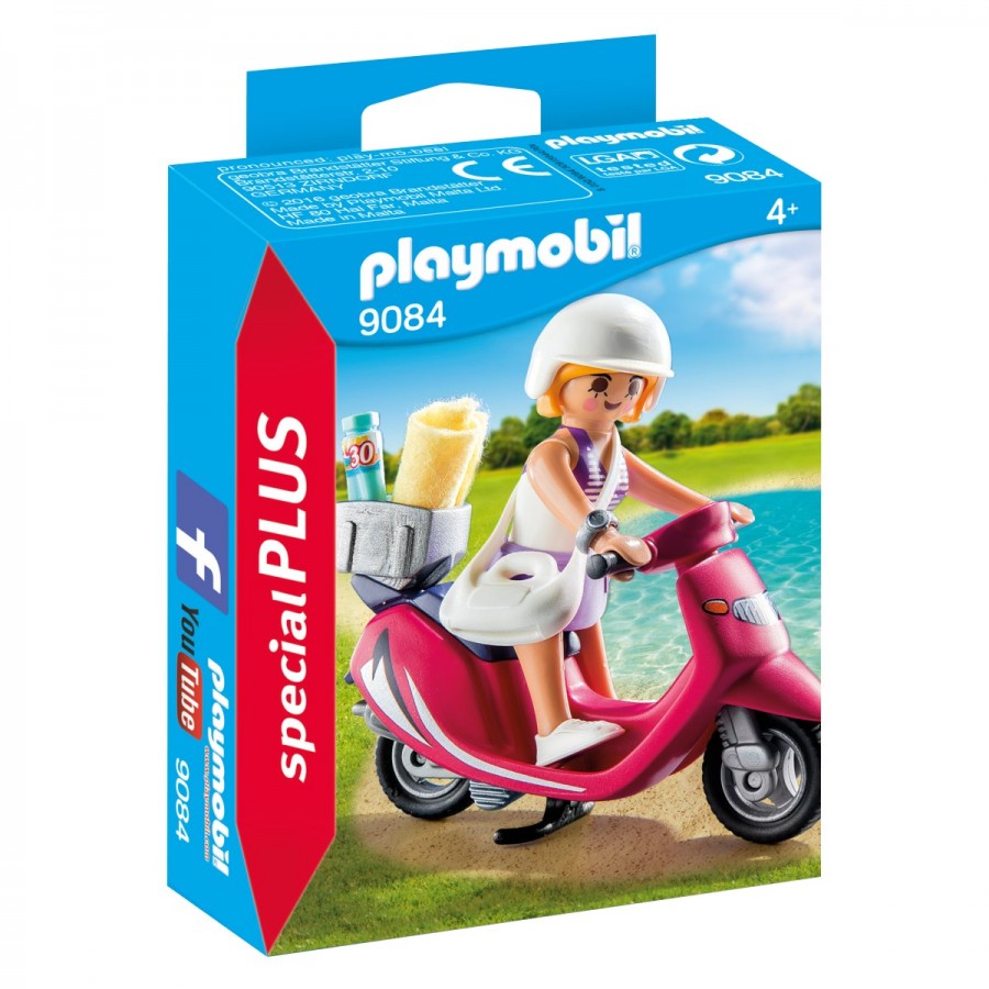 Playmobil Beachgoer With Scooter