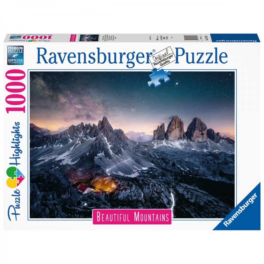 Ravensburger Puzzle 1000 Piece Three Peaks Dolomites