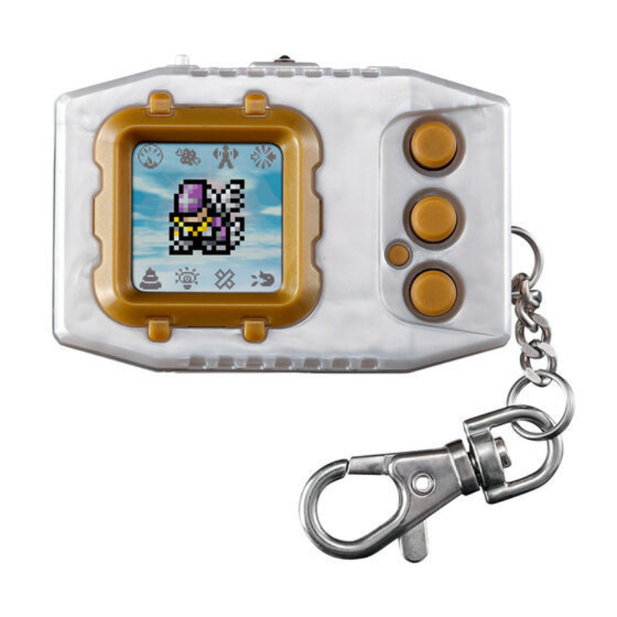 Digimon Pendulum Colour Virus Original Pearl White Gold