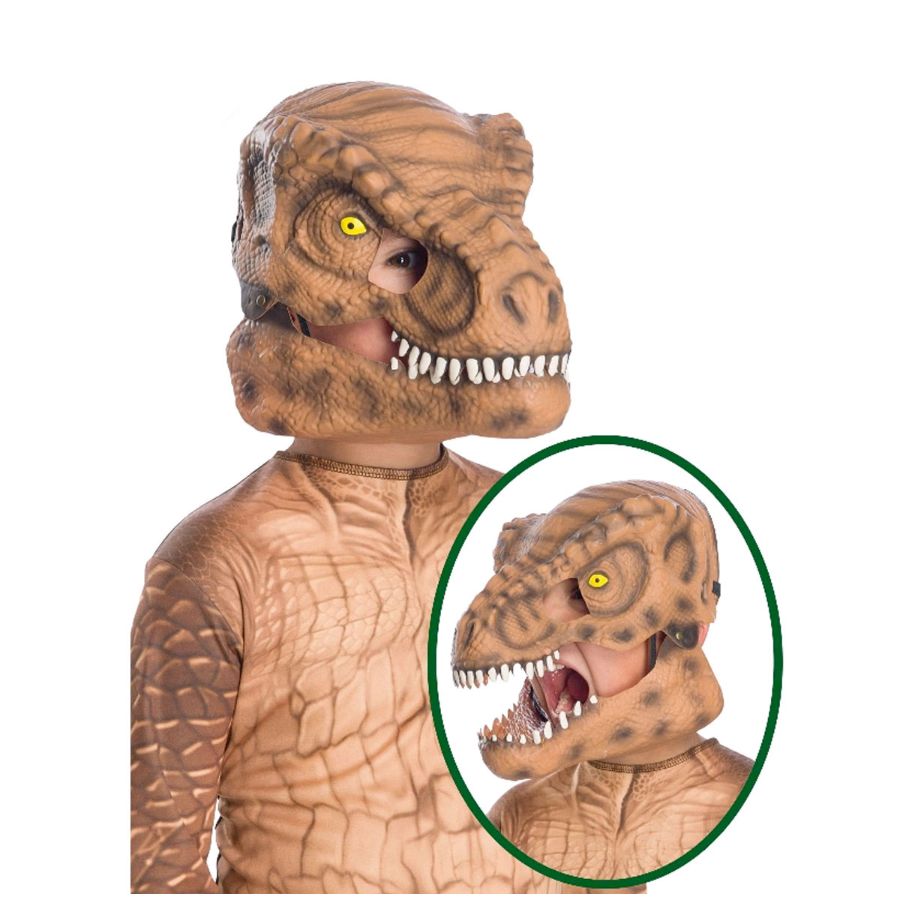 Jurassic World T-Rex Movable Jaw Kids Dress Up Mask