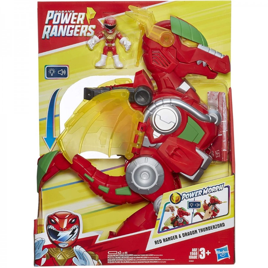 Power Rangers Heroes Red Ranger & Dragon Thunderzord