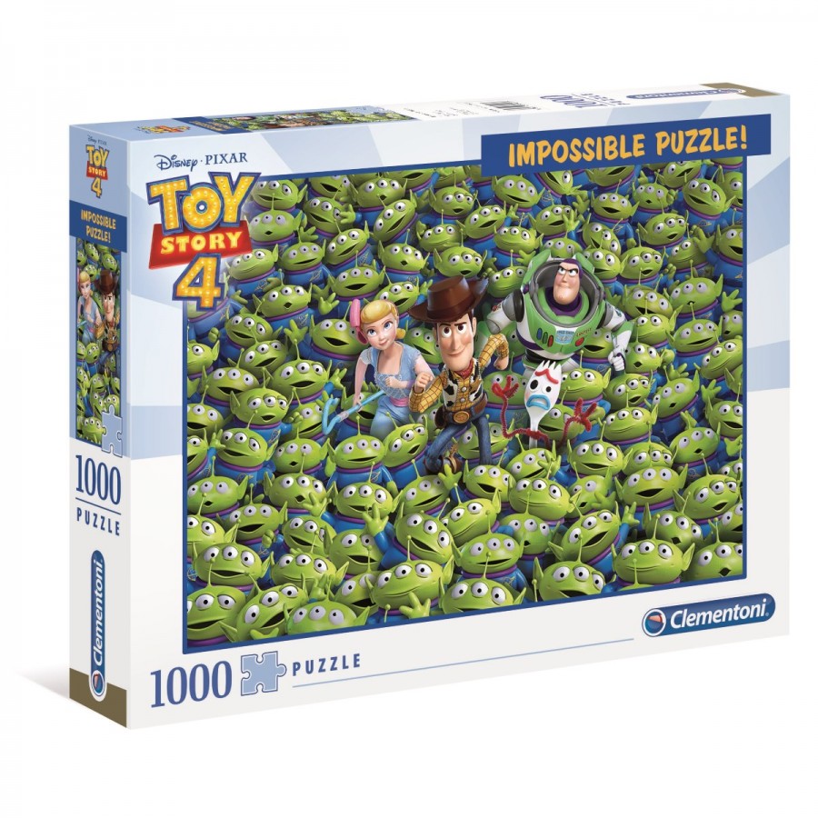 Clementoni Disney Puzzle Toy Story 4 Impossible Puzzle 1000 Pieces