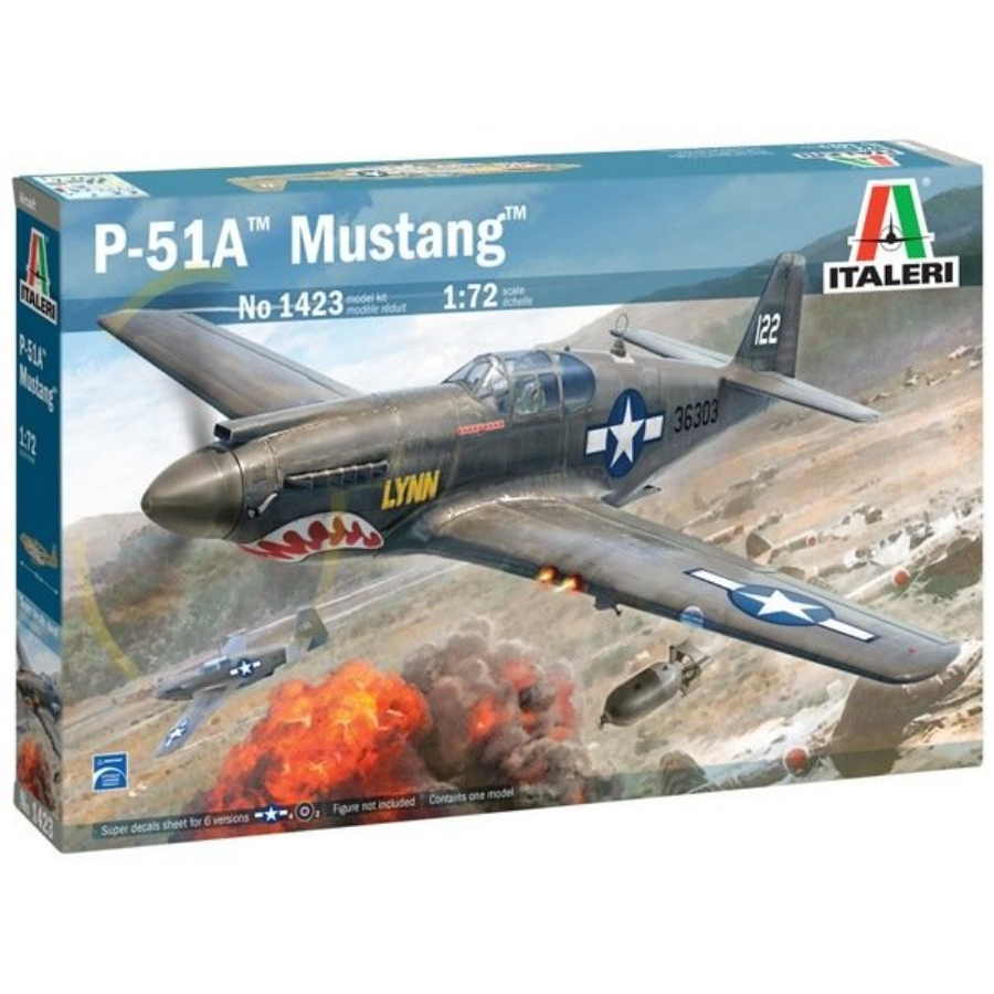 Italeri Model Kit 1:72 P-51A Mustang