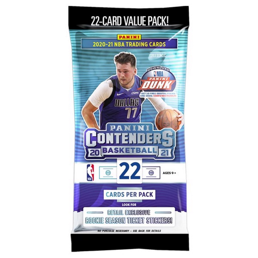 Panini NBA Contenders Basketball Cards 2020-21 Fat Pack