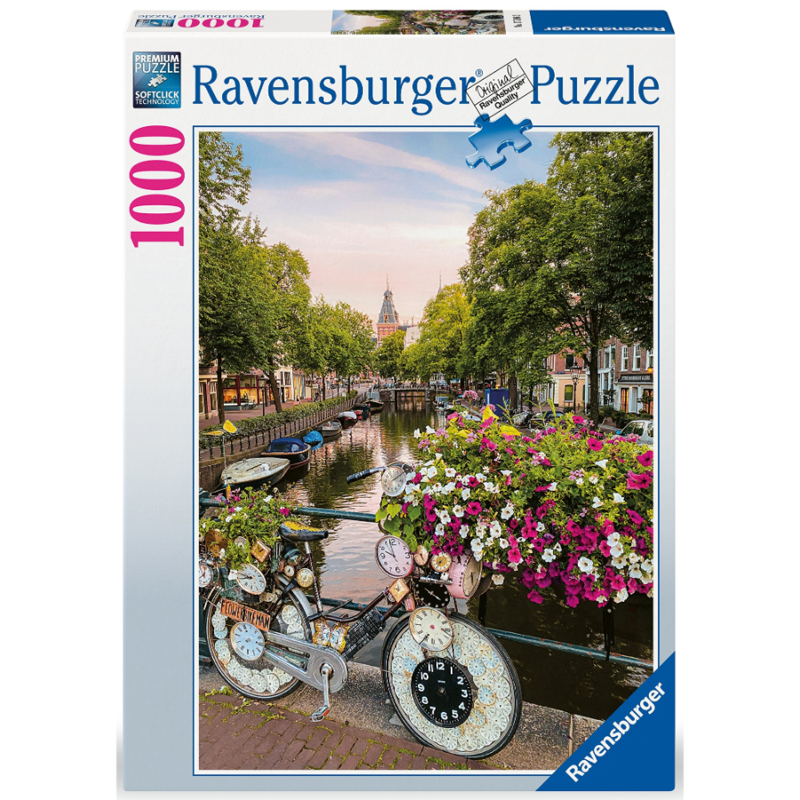 Ravensburger Puzzle 1000 Piece Bicycle Amsterdam