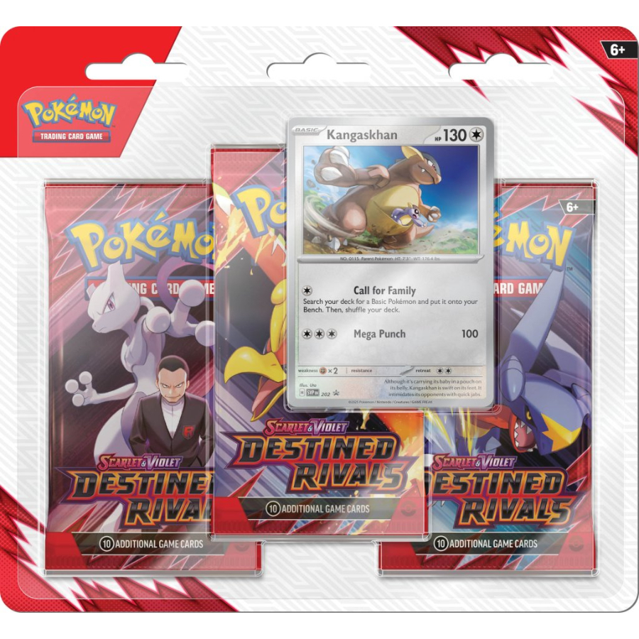 Pokemon TCG Scarlet & Violet Destined Rivals Three Booster Blister Pack