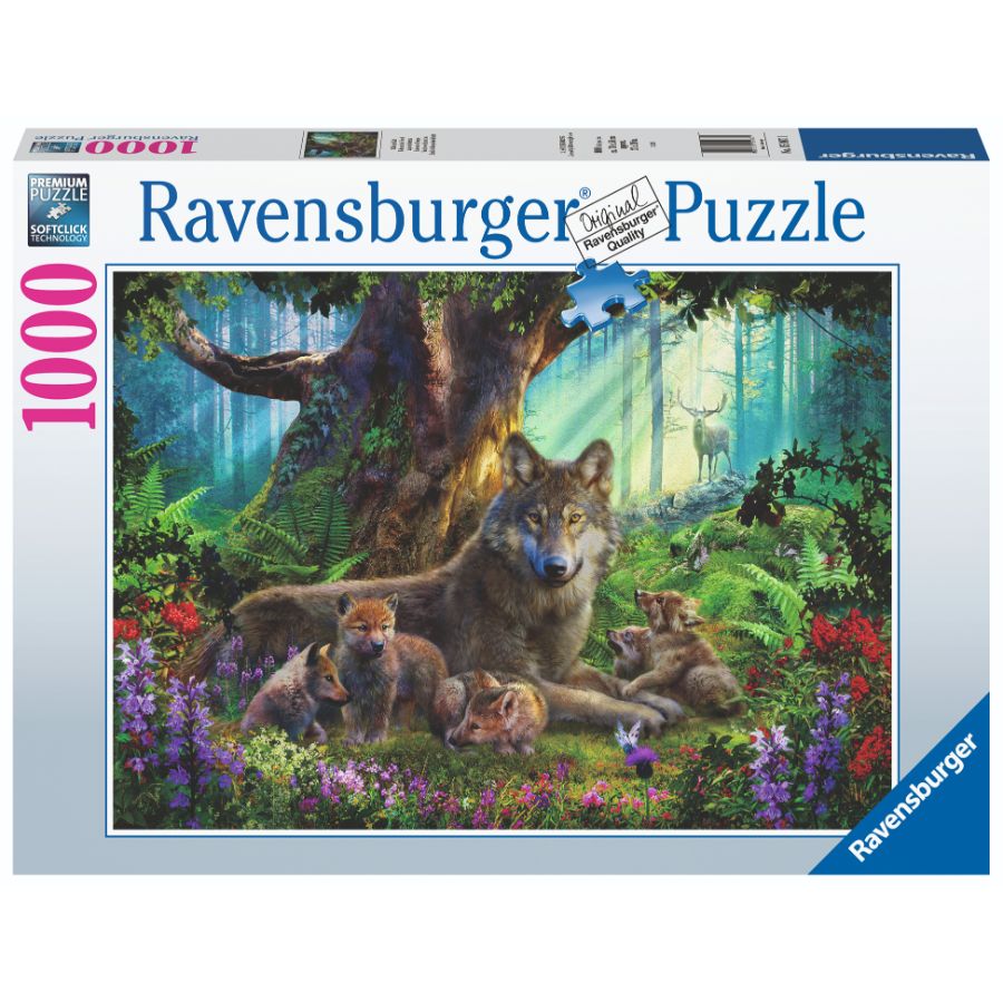 Ravensburger Puzzle 1000 Piece Wolves In The Forest