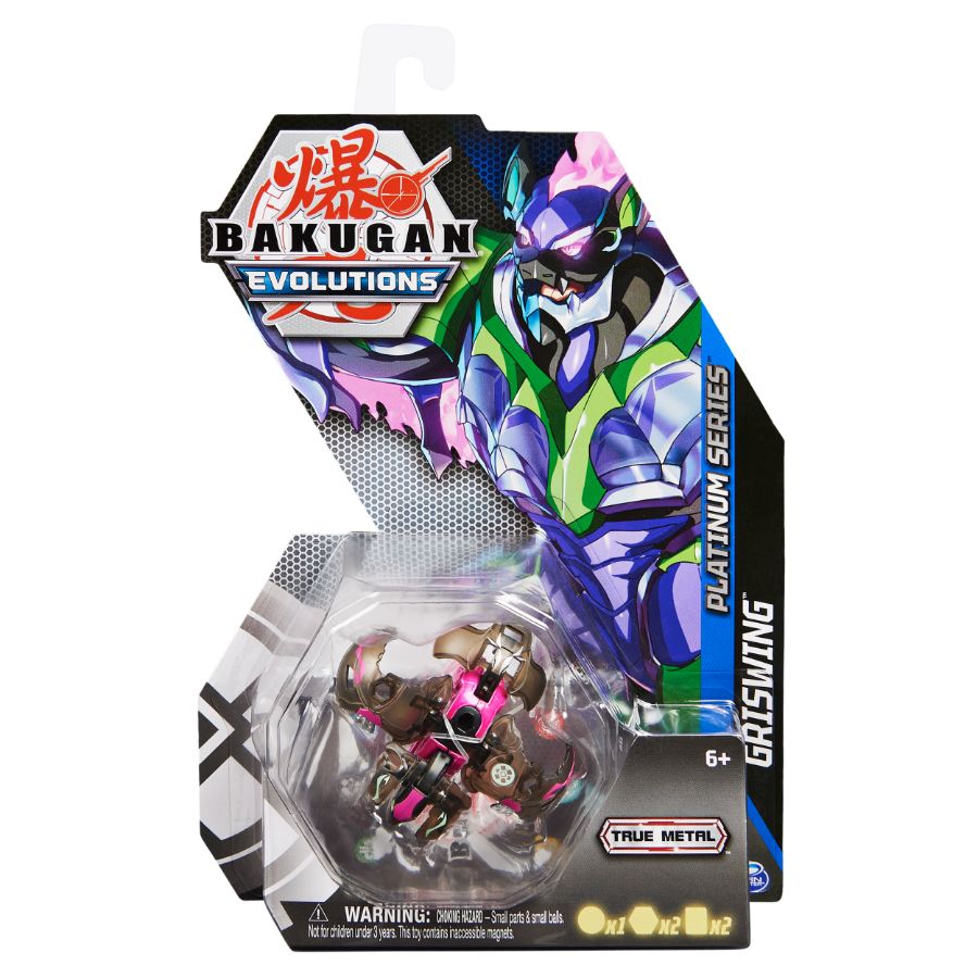 Bakugan Series 4 Evolutions Diecast Platinum Figure Assorted