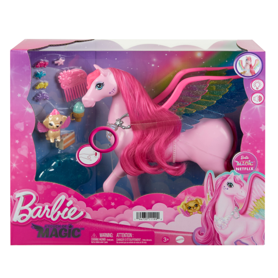 Barbie A Touch Of Magic Pegasus Unicorn With Accessories