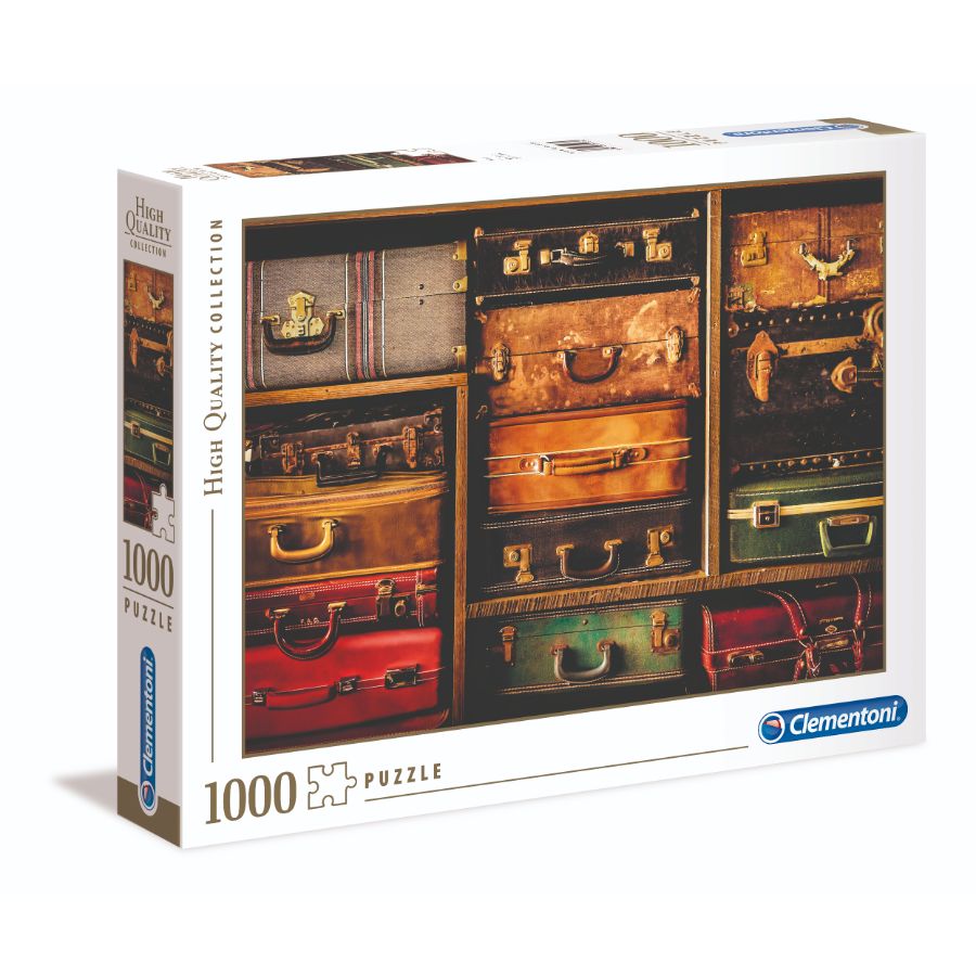 Clementoni Puzzle 1000 Piece Travel Suitcases