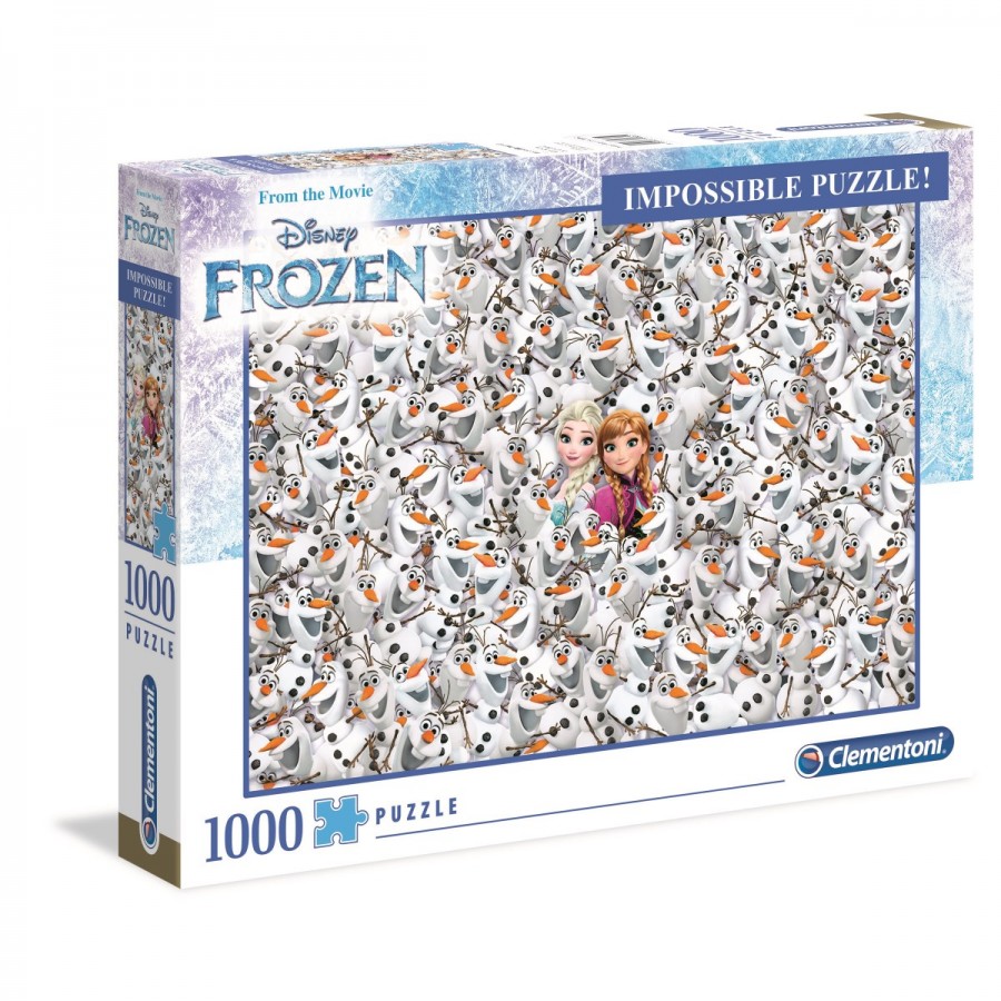 Clementoni Disney Puzzle Frozen Impossible Puzzle 1000 Pieces