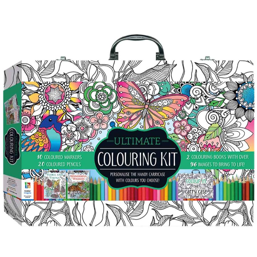 Ultimate Colouring Nature Kit In Carry Case