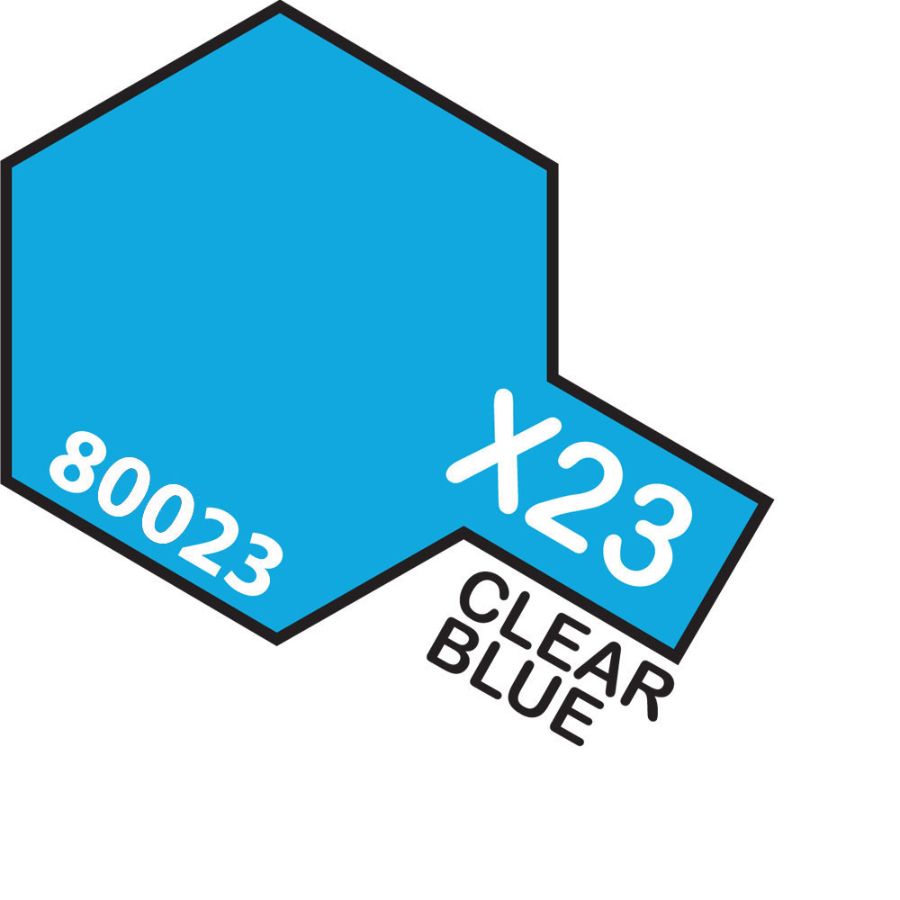 Tamiya Enamel Paint X23 Clear Blue