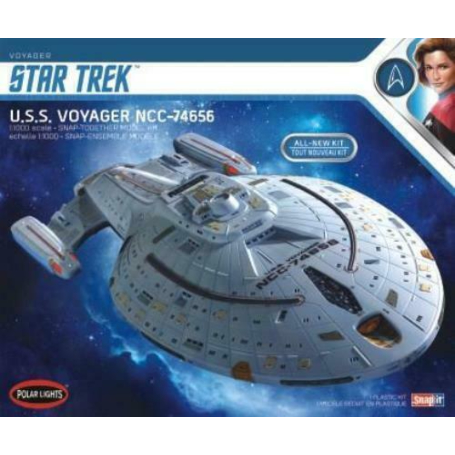 Polar Lights Model Kit 1:1000 Star Trek USS Voyager Snap Kit