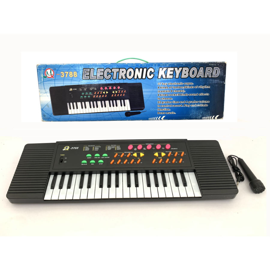 Keyboard With Microphone 37 Key Electronic