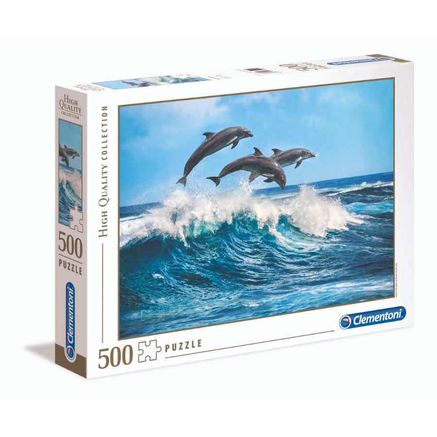 Clementoni Puzzle 500 Piece Dolphins